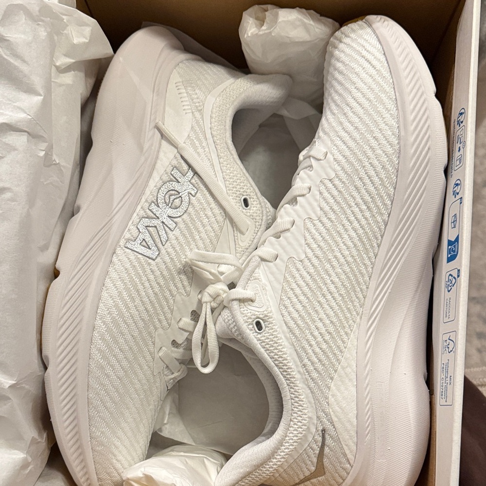 Hoka men’s White Athletic Shoes